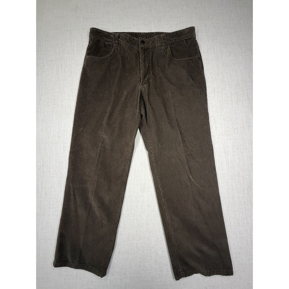 Patagonia Corduroy Pants Mens 38 Brown Organic Cotton Straight Fit Casual